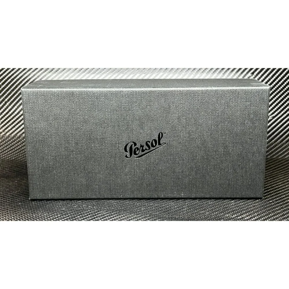 Persol Black 55mm Polarized Mens Sunglasses